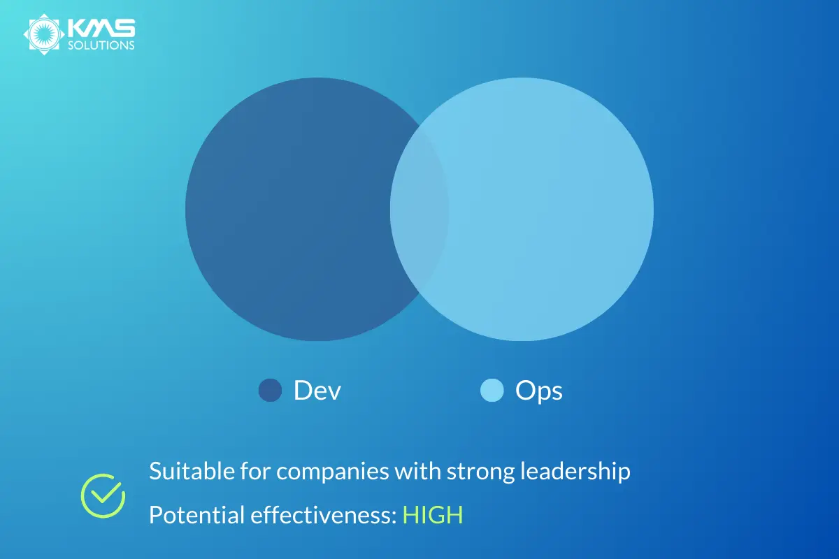 Dev and Ops collaboration team structure