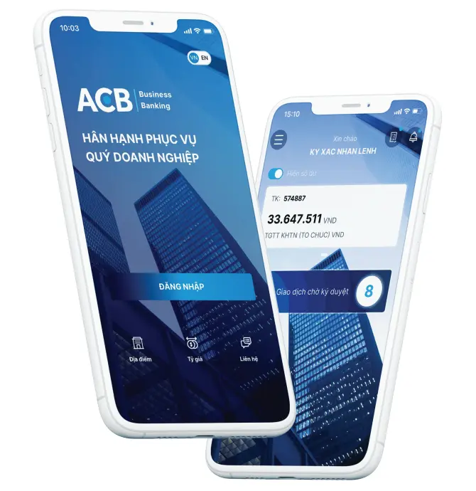 ACB banking app development