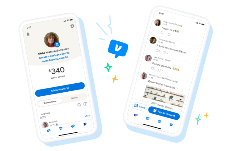 Venmo P2P payment app