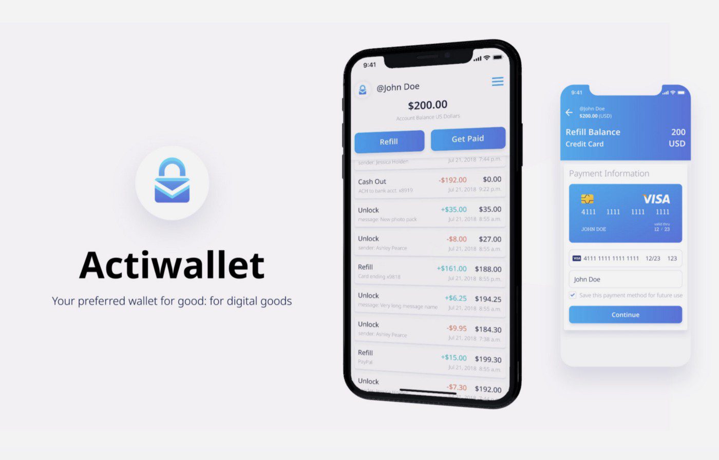 actiwallet banking UI UX case study 1