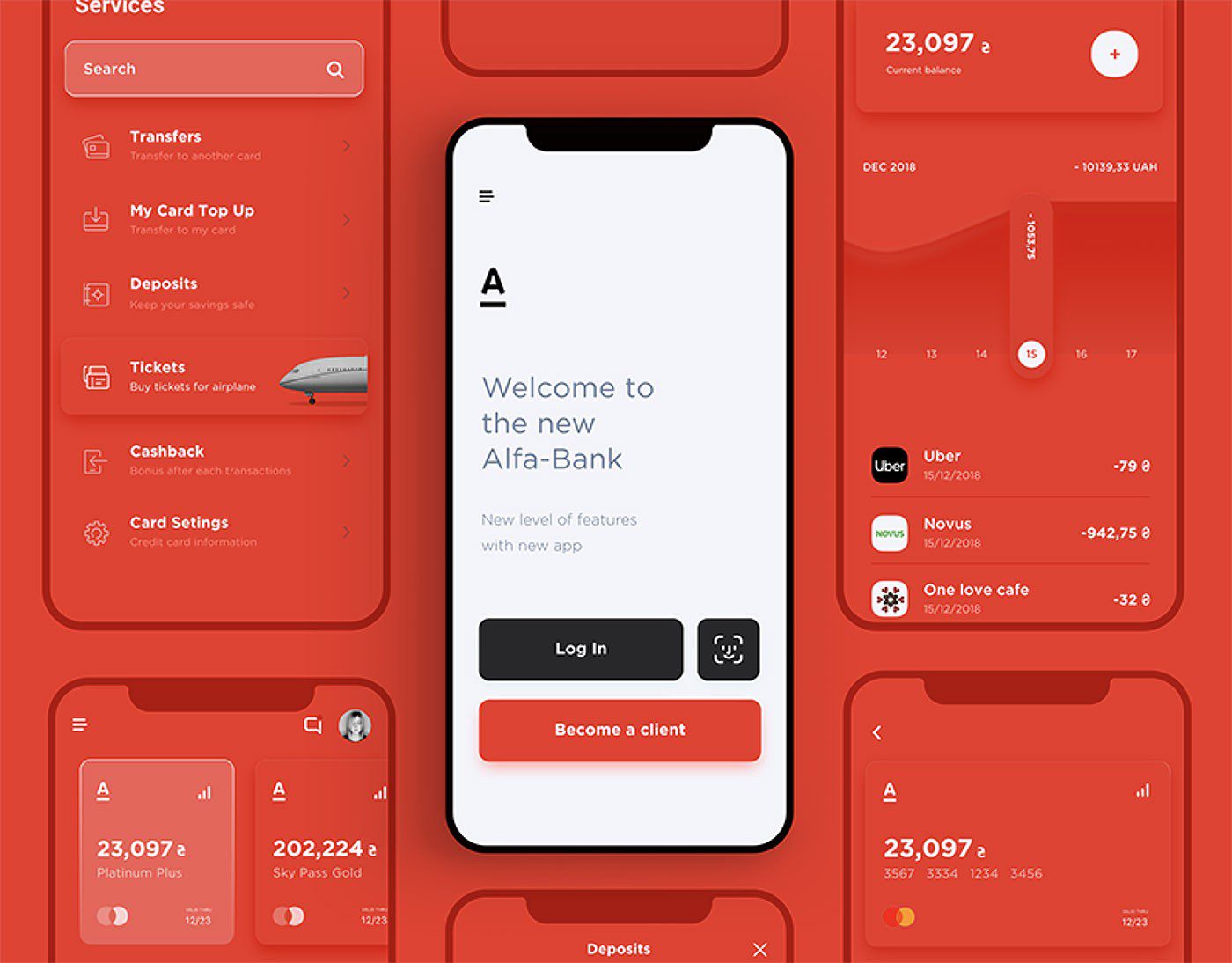 alfa banking ui ux