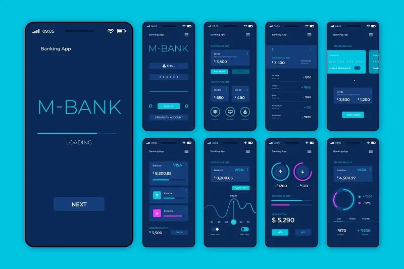 banking user interface