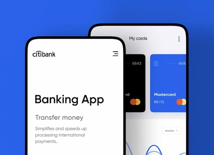 citibank UI UX banking - case studies 1